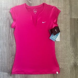 Pink Nike dry-fit tennis collection Tee